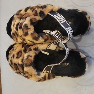 UGG Fluff Yeah Slide Spotty